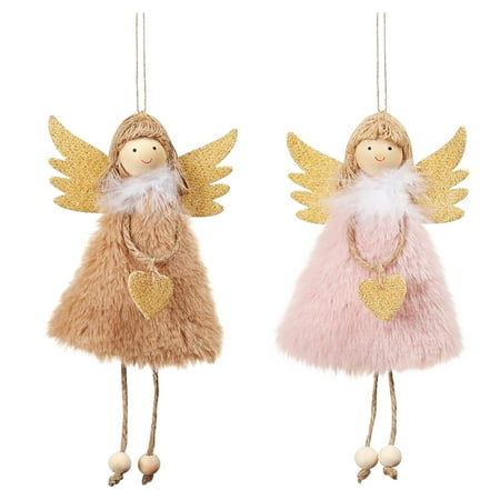 

Christmas Ornaments ，Lace Gauze Dress Princess Girl Pendant Cute Plush Angel Doll Home Decoration