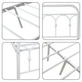 thumbnail image 5 of alazyhome Queen Platform Metal Bed Frame, Easy Assembly, White, 5 of 6