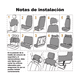 thumbnail image 4 of Funda Universal Para Asiento De Automóvil 11 pz Lab.G, Negro con Rojo, 4 of 5