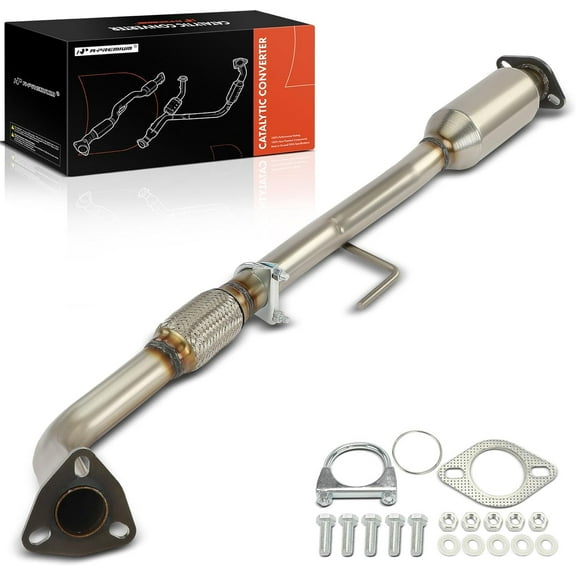 A-Premium Rear Catalytic Converter Kit Direct-Fit Compatible with Toyota Camry 1997-2001, Solara 1999-2001, 2.2L, EPA Compliant