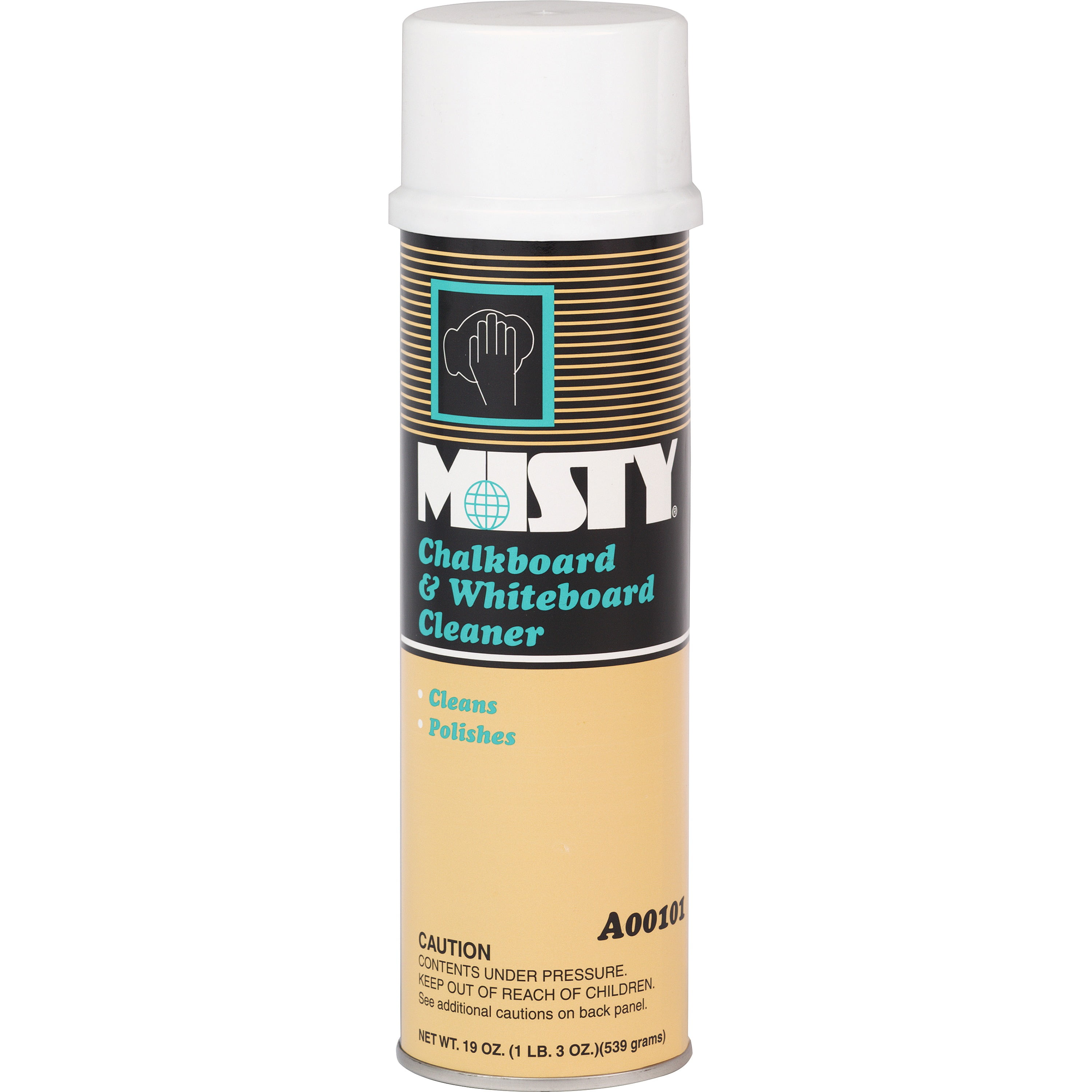 MISTY, AMR1001403, Chalkboard/Whiteboard Cleaner, 12 / Carton, White