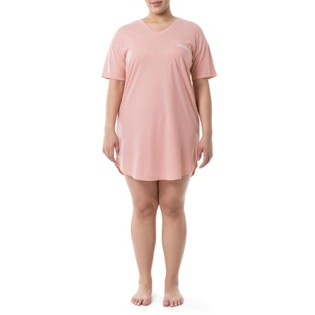 

Wrangler® Women s Short Sleeve V-Neck Sleepshirt S-4X