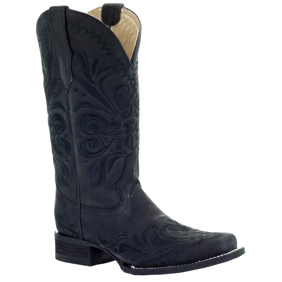 Circle G Women's Women'S Embroidery Western Boot Square Toe - L5464 7.5 W US