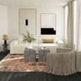 thumbnail image 6 of TOV Furniture Shag Me Grey Vegan Leather Swivel Chair, 6 of 6