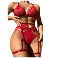 thumbnail image 1 of Sexy mujer encaje ahueca hacia fuera Babydoll ropa interior ropa de dormir íntima Tanga con liga conjunto de lencería Fridja  nalpqowj39124, 1 of 8