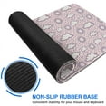 thumbnail image 6 of Long Mouse Pads for Desk,Pink Purple Sun Cloud Pattern Desk Mats on Top Of Desks, Desk Mouse Pad Extra Large with 3mm Non-Slip Base and Stitched Edge for Gaming,Office,Work,Home 31.5"x11.8", 6 of 6