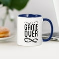 thumbnail image 3 of CafePress - Game Over Mugs - 11 oz Ceramic Mug - Novelty Coffee Tea Cup, 3 of 4