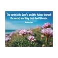 thumbnail image 4 of Scripture Walls Psalm 24:1 The Earth is The Lord's Bible Verse Canvas Christian Wall Art Ready to Hang Unframed, 4 of 18