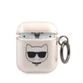 thumbnail image 1 of Funda Case Para Airpods Con Brillos Dorados Choupette Forward Coleccion Karl, 1 of 3