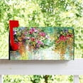 thumbnail image 4 of Watercolor Vine Plants Mailbox Cover Spring Floral Summer Flower Mailbox Covers Magnetic Boho Abstract Mailbox Cover Standard Size 18x21 Inch Blossom Mail Box Cover Outdoor Garden Decor, 4 of 6