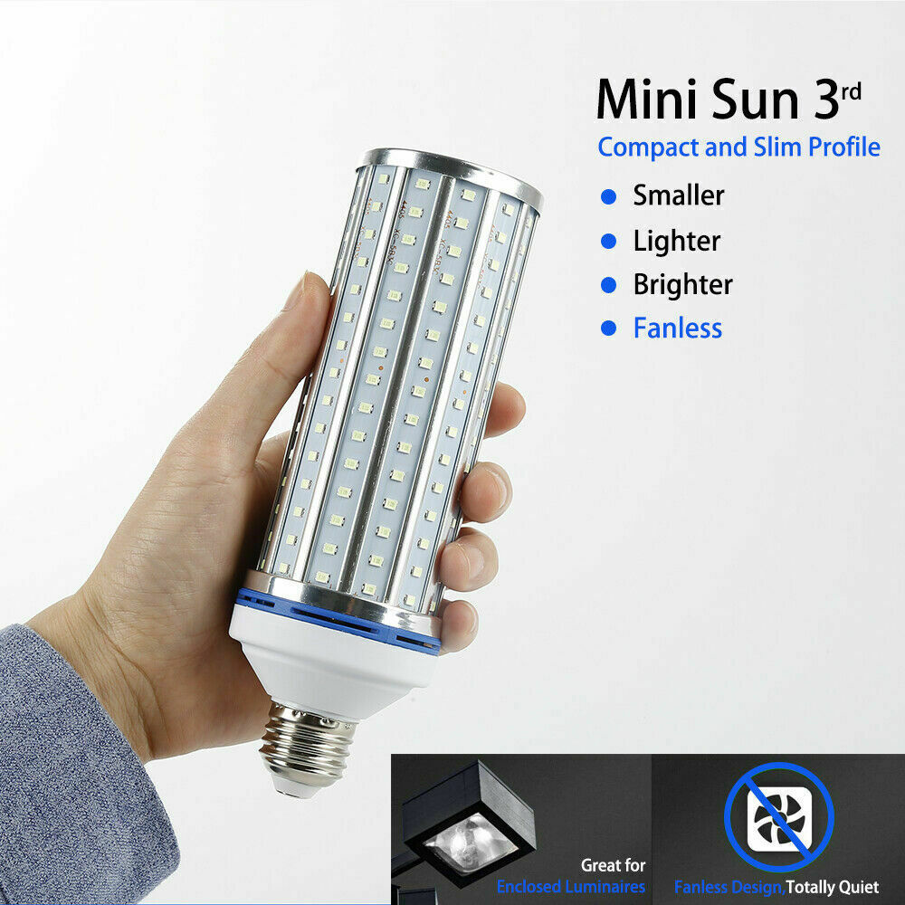 UV 60W Germicidal Lamp LED UVC Bulb E27 Household Disinfection Light Bulbs 