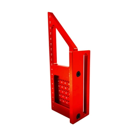 

Scribing Gauge 45/90 Degree Miter Angle Measuring Ruler Portable Multifunctional