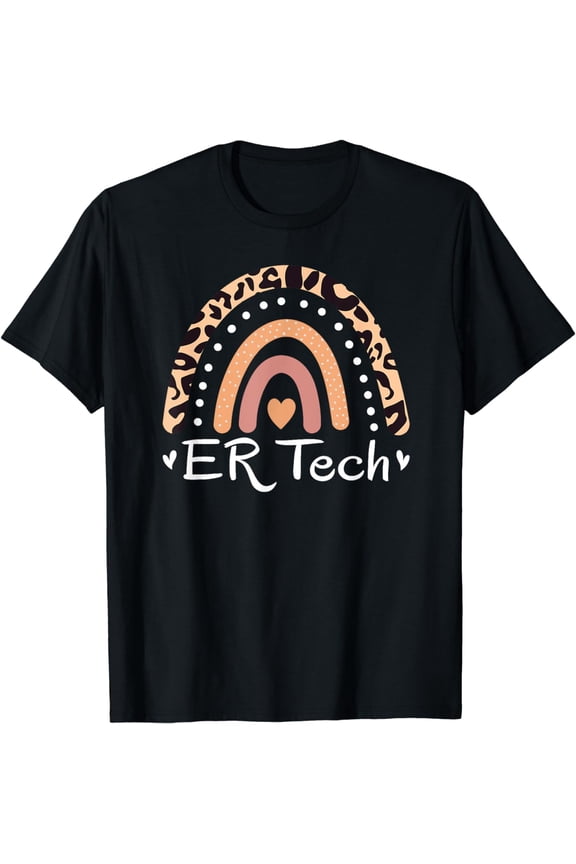 Emergency Room Technician Rainbow ER Tech Nurse Technologist T-Shirt
