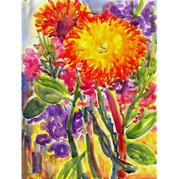 11 x 15 in. Flower - Aster Garden Size Flag