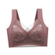 thumbnail image 2 of Mujer Wireles Every Day Wire Free Transpirable Correa ancha Ropa interior para niñas Comodidad Camel Color 4L 90BCD jinwen Sujetador de mujer, 2 of 8