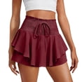 thumbnail image 3 of Kvture Women's Mini Skirt High Waisted Layered Ruffle Skirts Tiered Short Skirt Lingerie Y30K M, 3 of 8