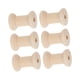 thumbnail image 4 of 50 bobinas de madera pulidas, reciclables, retro, vacías, para manualidades., 4 of 14