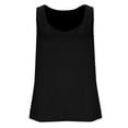 thumbnail image 6 of Women's Supersoft New Plus Size Solid Color Lace U-neck Camisole Sleeveless Womens Camisoles Black XL, 6 of 8