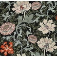 thumbnail image 4 of oneOone Cotton Poplin Twill Black Fabric Leaves & Floral Quilting Supplies Print Sewing Fabric By The Yard 56 Inch Wide, 4 of 4