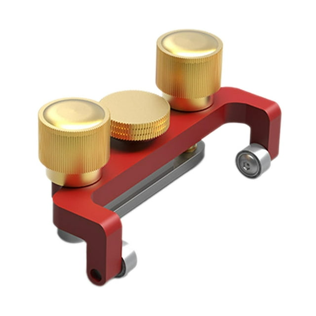 Luzkey Mini Aiguiseur Portable Angle Fixe Réglable Couteau Outil de Broyage Pince Lame Jig pour Menuiserie Brochettes Rouge