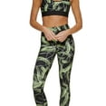 thumbnail image 2 of DKNY Women's Electric Shock Printed 7/8 Leggings Yellow Size X-Small, 2 of 3