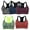 Gray, Red, Blue,Watermelon red, Green, variant on YouLoveIt Racerback Sports Bra, 1/5-pack Women Sport Bra Running Gym Yoga Bras Padded Fitness Tops Tank Workout Tank Top for Yoga Gym Workout Fitness