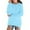 Sky Blue, variant on Krdevn Girls Autumn Sweaters Loose Fit Long Sleeve Pullover Soft Cozy Warm Top Cute Casual Wear for Toddlers and Comfortable Daily Outfits,15-16 Years