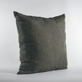 thumbnail image 3 of Plutus Espresso Waffle Textured Solid, Sort Of A Waffle Texture Luxury Throw Pillow - Double sided 16" x 16", 3 of 5