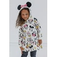 thumbnail image 4 of Disney Mickey Mouse Minnie Mouse Goofy Donald Duck Pluto Daisy Duck Big Girls Fleece Dress White 10-12, 4 of 5
