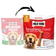 thumbnail image 3 of Milk Bone Brushing Chews Original Chicken Flavor Daily Dental Dog Treats, Large, 24.2 oz Bag, 3 of 12