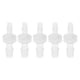 thumbnail image 1 of Conector de Tubería Recta de Plástico para Manguera Barb 3/16" x 1/4" OD Clear 5 Pcs, 1 of 7
