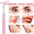 thumbnail image 3 of CHOK Electric Eyebrow Trimmer Women Face Razors Mini Shaver Battery Operated Small Facial Hair Remover With Comb Personal Epilator For Face Neck Fuzz Lips Body Arms Leg, 3 of 9