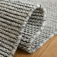 thumbnail image 4 of SAFAVIEH Natura Lorin Striped Area Rug, Grey/Ivory, 5' x 8', 4 of 9