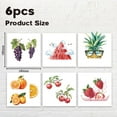 thumbnail image 2 of 6Pcs Light Switch Plate Stickers Fun Cute Fruit Creative Switch Stickers for Light Switch Wall Outlets Socket Ledge Bedroom Living Room Laptop Computer 7 x 7 Inches Colorful DIY, 2 of 7