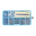 thumbnail image 1 of 2xKit De Reparación De Gafas Pequeños Mini Tornillos Tuercas Gafas Paño Destornillador Pinzas, 1 of 3