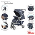 thumbnail image 3 of Carriola de Viaje Plegable THE BABY SHOP con Portabebe Manubrio Reversible Azul, 3 of 6