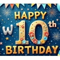 thumbnail image 4 of Colorful Theme Happy Birthday Banner Balloon Decoration Happy Birthday Celebration Banner for Kids Party Indoor Decoration Photo Shoot, 4 of 7