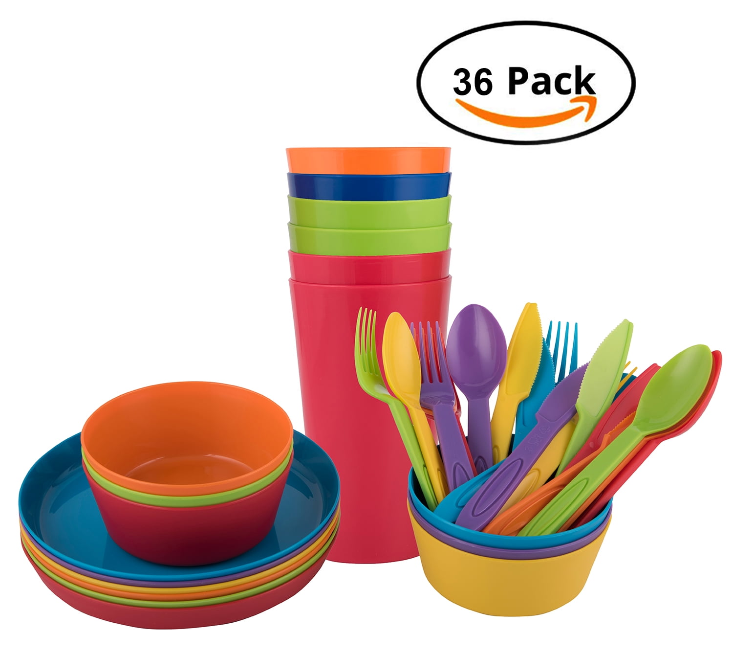 plastic picnic dish set