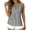 *Black, variant on Women's Henley Neck Vertical Striped Tank Top , Ladies' Button Front Sleeveless Blouse , Summer Relaxed Fit Tunic Shirt For Women,Black,S-2XL