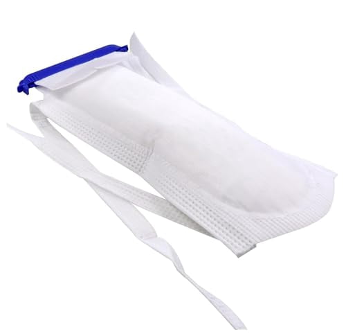 Comfortable Reusable Medical Large Ice Bags, Refillable Ice Packs with 4 Adjustable Ties for Cold Therapy, Muscle Pain Relief and Ankle, Knee, Neck, Shoulder Injuries (12 Pack)