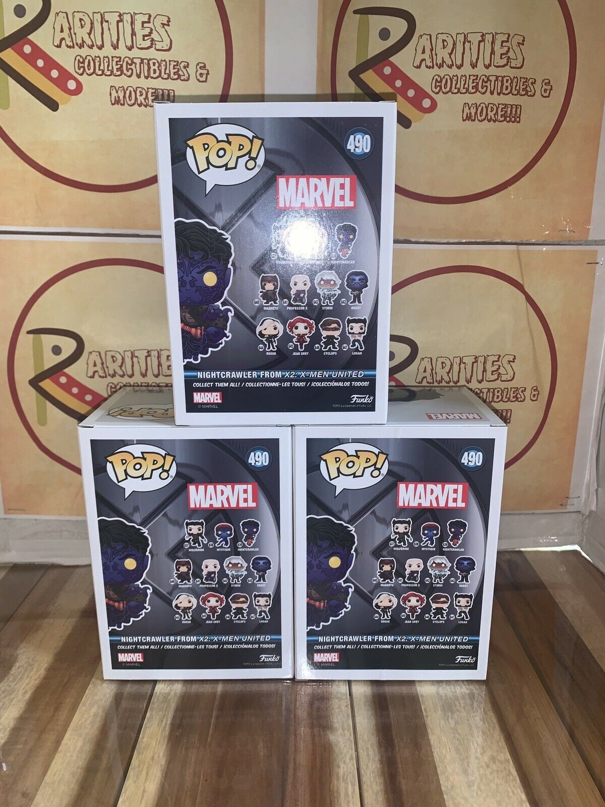 Funko Pop! Marvel #490 Nightcrawler Teleporting (2020 Summer Convention Exclusive)