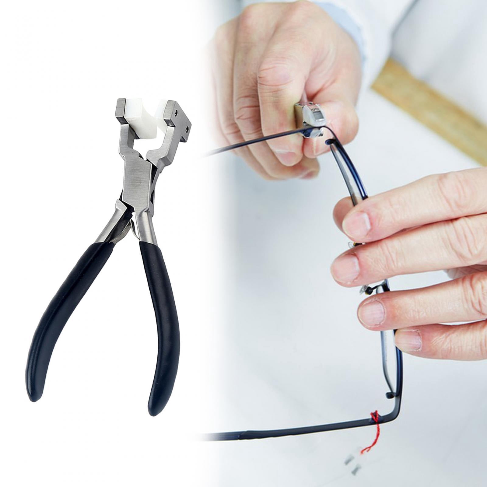 FVDPWYE Double Nylon Jaw Pliers Jaw Plier Anti Rust Steel Bead Crimping Plier Jewelry Style C