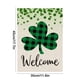 thumbnail image 3 of Bandera de jardín del Día de San Patricio | Decoración de lino para patio | Bandera festiva para exteriores verde, blanca y naranja | Tela impermeable y resistente al sol | Tamaño mediano de 30 x 2, 3 of 5