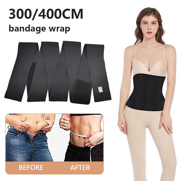 Waist Trainer Invisible Wrap Waist Trainer Women Slimming Tummy Wrap Belt Body Shaper Belt Adjustable Comfortable for Weight Loss