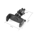 thumbnail image 2 of onn. Car Vent Phone Mount Compatible with 2.5" to 3.9" Wide Phones, Black, 2 of 8