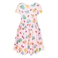 thumbnail image 2 of Vestido Pokémon para niña con lentejuelas Pikachu, color rosa, tallas 4-16, 2 of 4