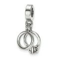 thumbnail image 2 of FB Jewels Sterling Silver Reflections CZ Bridal Rings Dangle Bead, 2 of 3