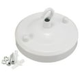 thumbnail image 2 of TISHITA Ceiling Rose Ceiling Light Iron Hook Lamp Ceiling Lamp Ceiling Pendant Lamp Disc white, 2 of 7