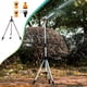 thumbnail image 4 of Aspersor giratorio de trípode de acero inoxidable - soporte telescópico ajustable a 360° para riego de jardines, césped y patios, 4 of 6