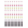 thumbnail image 2 of 20 Pieces Beadable Pen Ballpoint Bead Pens Ballpoint Pen 50 Refills for Drawing Rose Red Yellow, 2 of 7